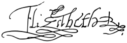 Queen Elizabeth I Signature