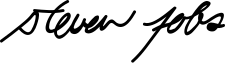 Steve Jobs Signature